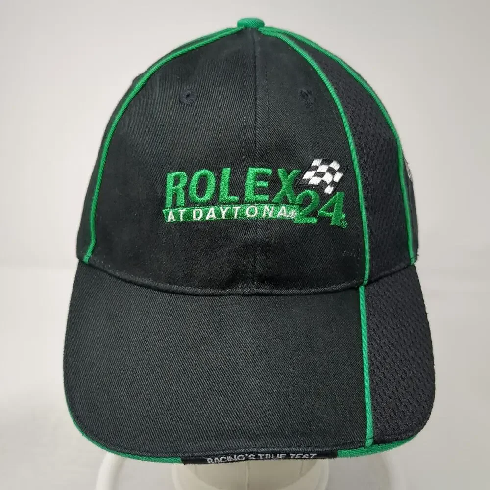 Rolex 24 Daytona 2008 Champions Club Baseball Cap Black One Size Strapback Hat